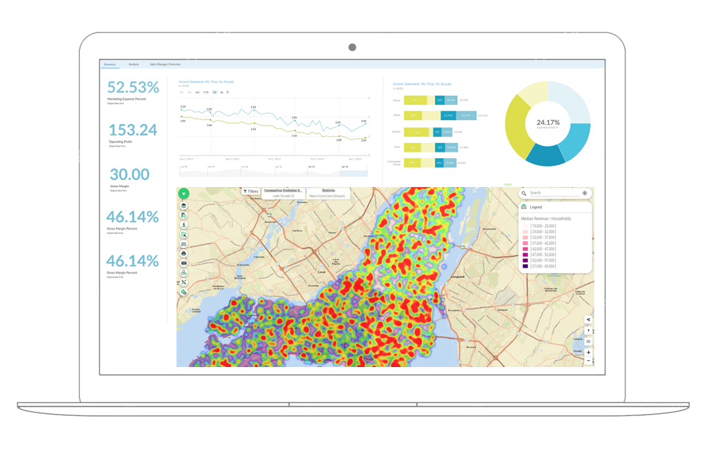 google analytics click map